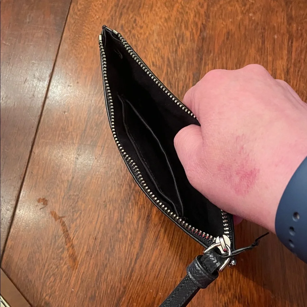 Coach Sparkle Silver Wristlet - Picture 5 of 6